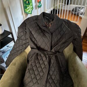 Ralph Lauren Black Quilted Coat